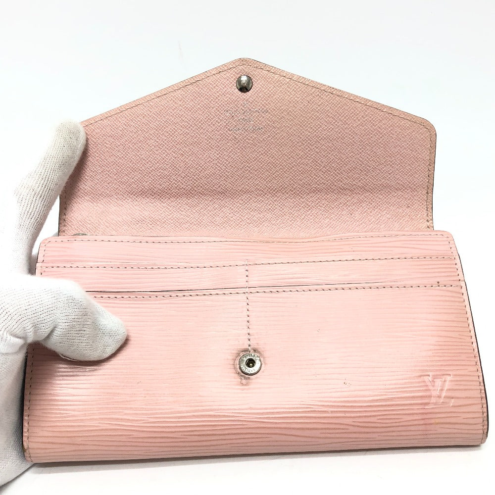LOUIS VUITTON Long Wallet Purse M61216 Epi Leather pink Epi Portefeuille Sarah