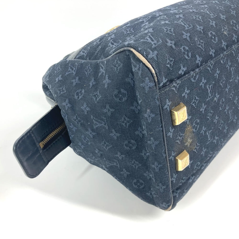 LOUIS VUITTON Shoulder Bag M92411 Monogram mini canvas Navy Monogram mini Josephine GM