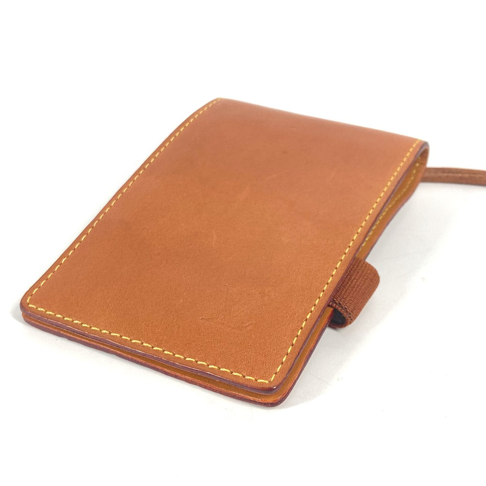 LOUIS VUITTON Card Case Nomad leather Brown Nomad Card Case with strap