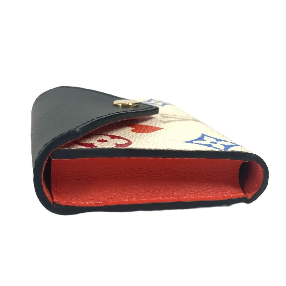 LOUIS VUITTON Card Case GI0584 leather white Game on Etui Carter Arsene