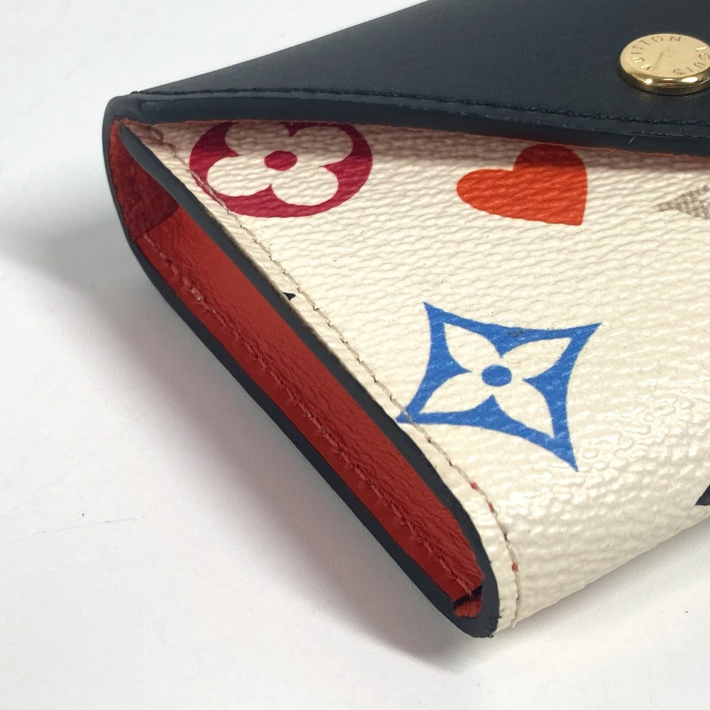 LOUIS VUITTON Card Case GI0584 leather white Game on Etui Carter Arsene