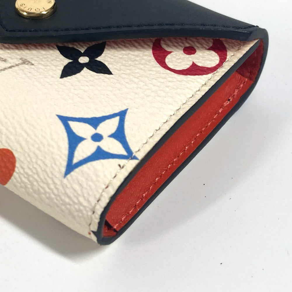 LOUIS VUITTON Card Case GI0584 leather white Game on Etui Carter Arsene