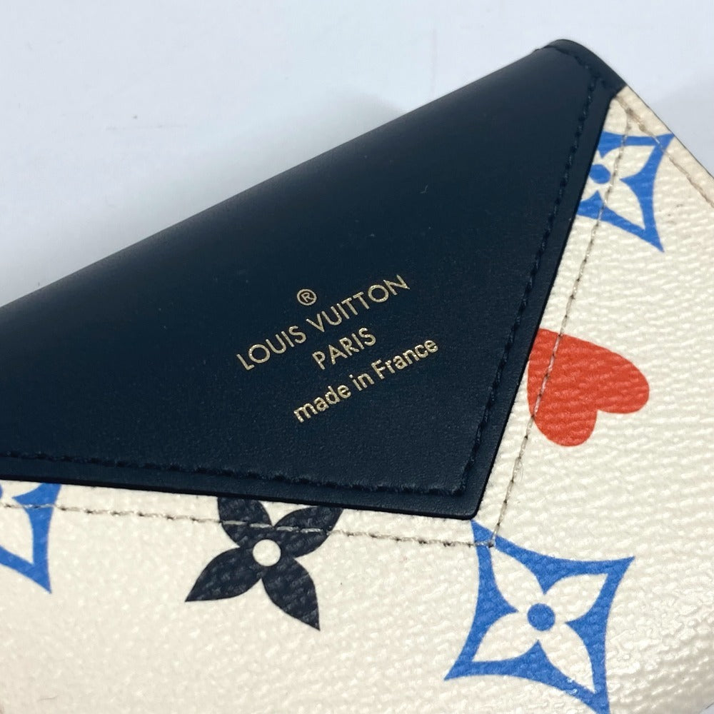 LOUIS VUITTON Card Case GI0584 leather white Game on Etui Carter Arsene