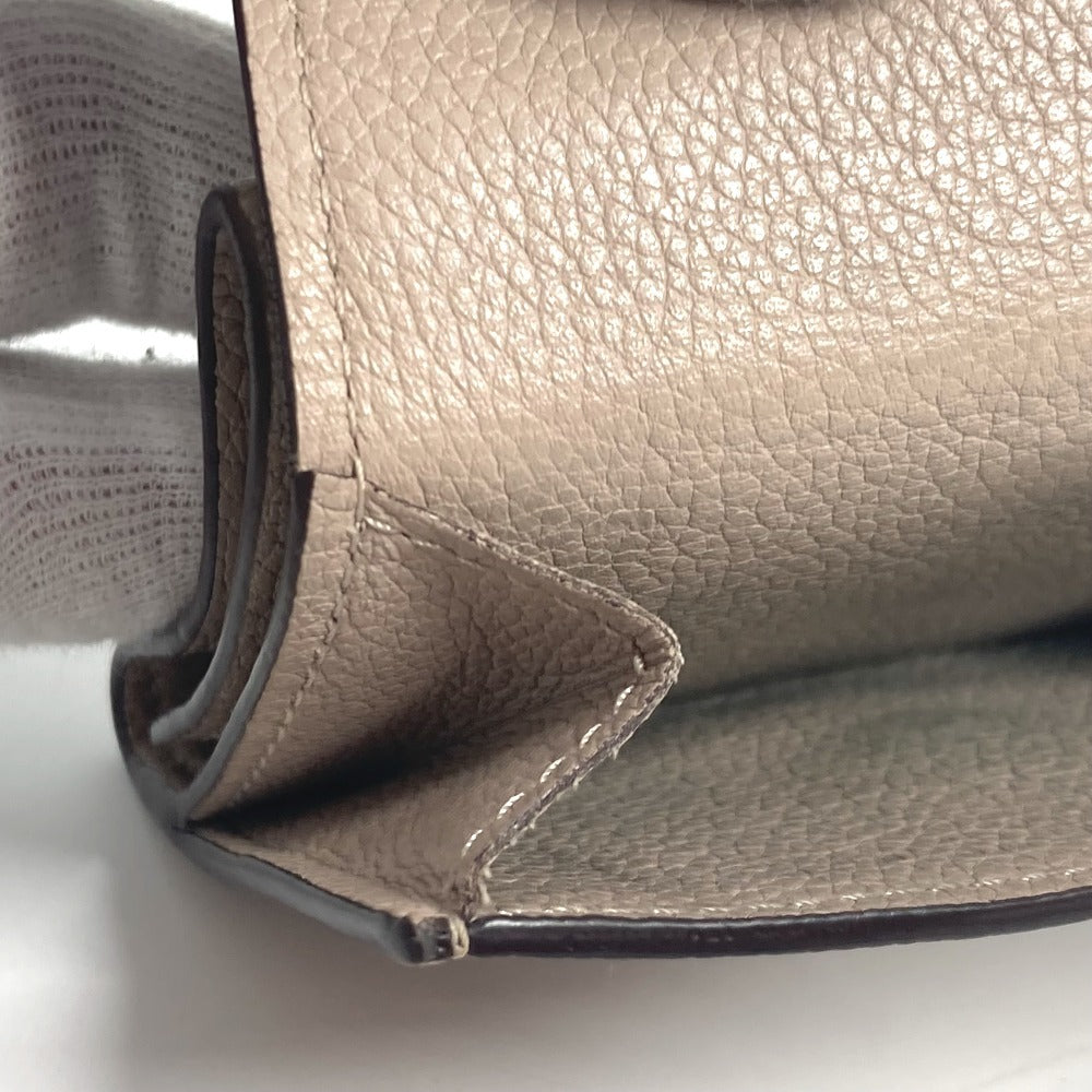 LOUIS VUITTON Trifold wallet M69340 Calf leather beige LV logo Portefeuille Rockmini