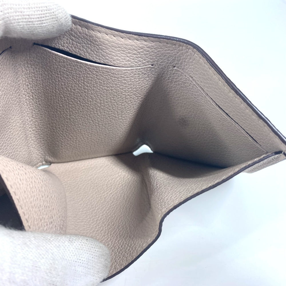 LOUIS VUITTON Trifold wallet M69340 Calf leather beige LV logo Portefeuille Rockmini