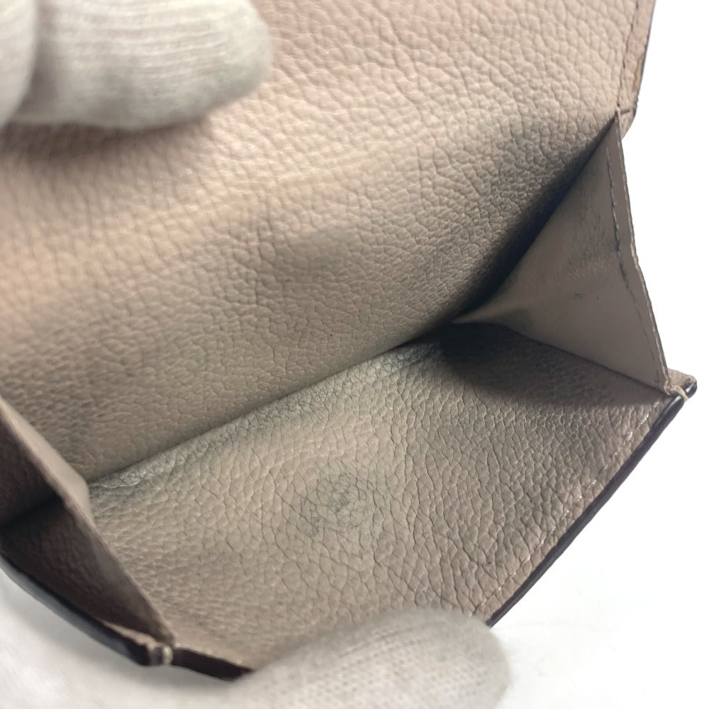 LOUIS VUITTON Trifold wallet M69340 Calf leather beige LV logo Portefeuille Rockmini