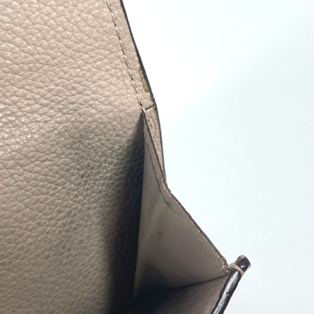 LOUIS VUITTON Trifold wallet M69340 Calf leather beige LV logo Portefeuille Rockmini