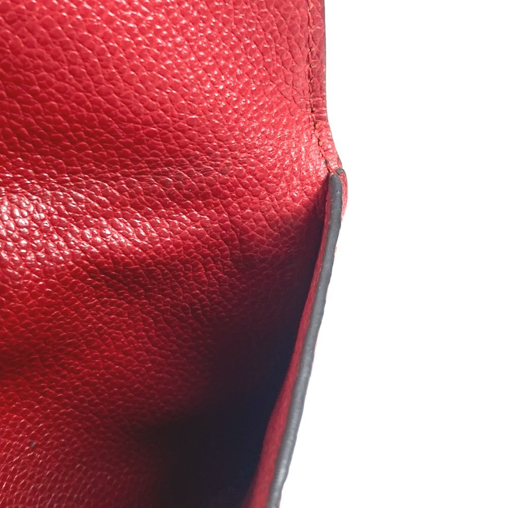 LOUIS VUITTON Coin case M60634 Monogram Ann Platt Leather Red Monogram Ann Platt Pochette Cre