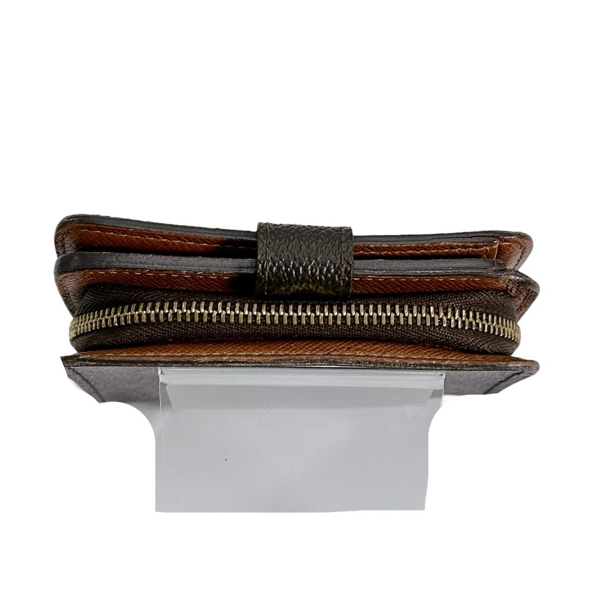 LOUIS VUITTON Bifold Wallet M61667 Monogram canvas Brown Monogram Compact zip