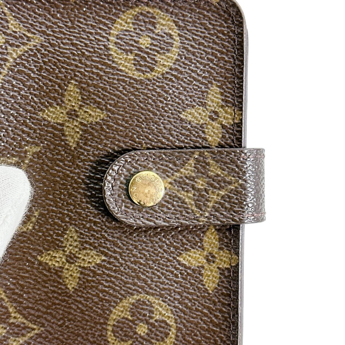 LOUIS VUITTON Bifold Wallet M61667 Monogram canvas Brown Monogram Compact zip