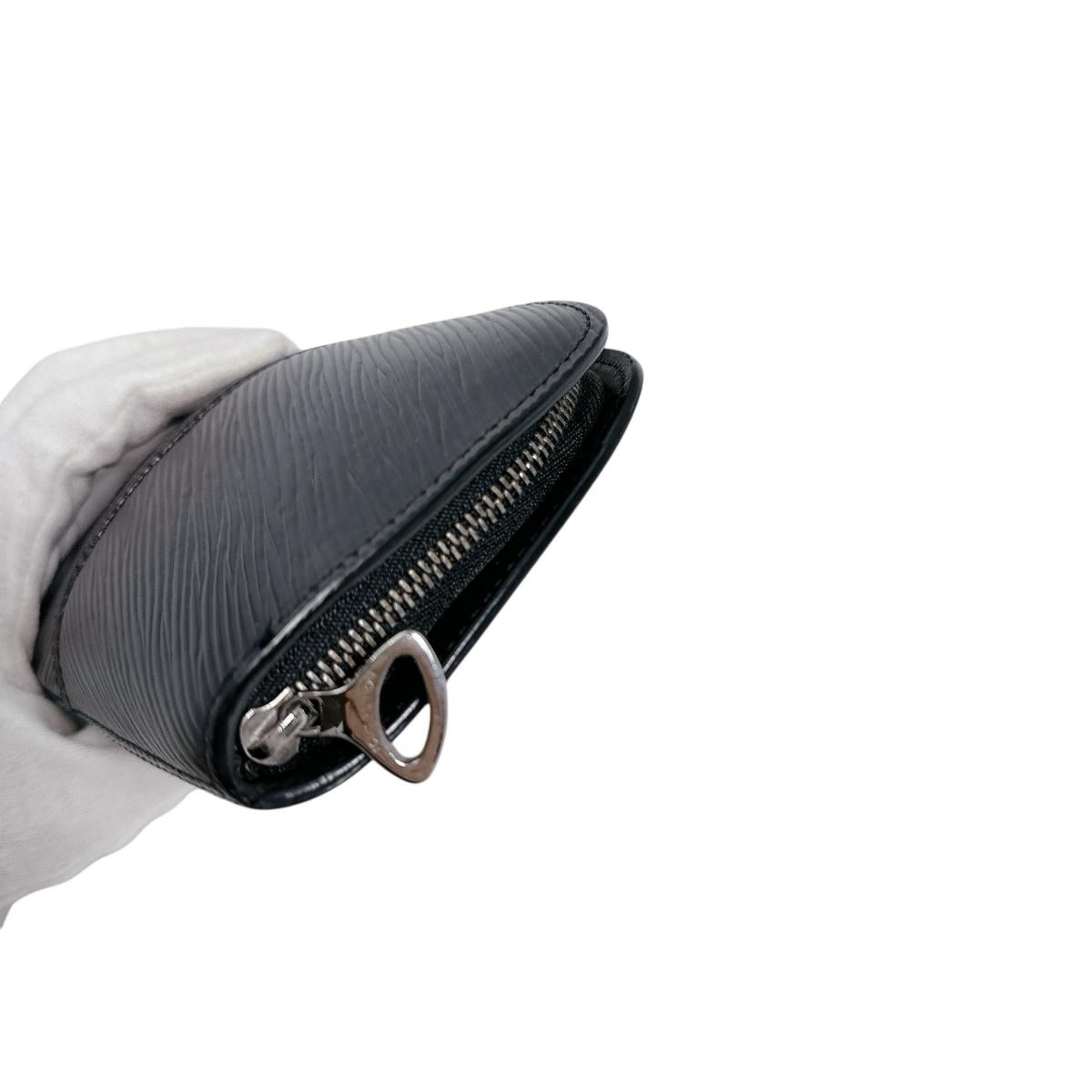 LOUIS VUITTON Long Wallet Purse M63442 Epi Leather black Epi Portefeuille Epi Z