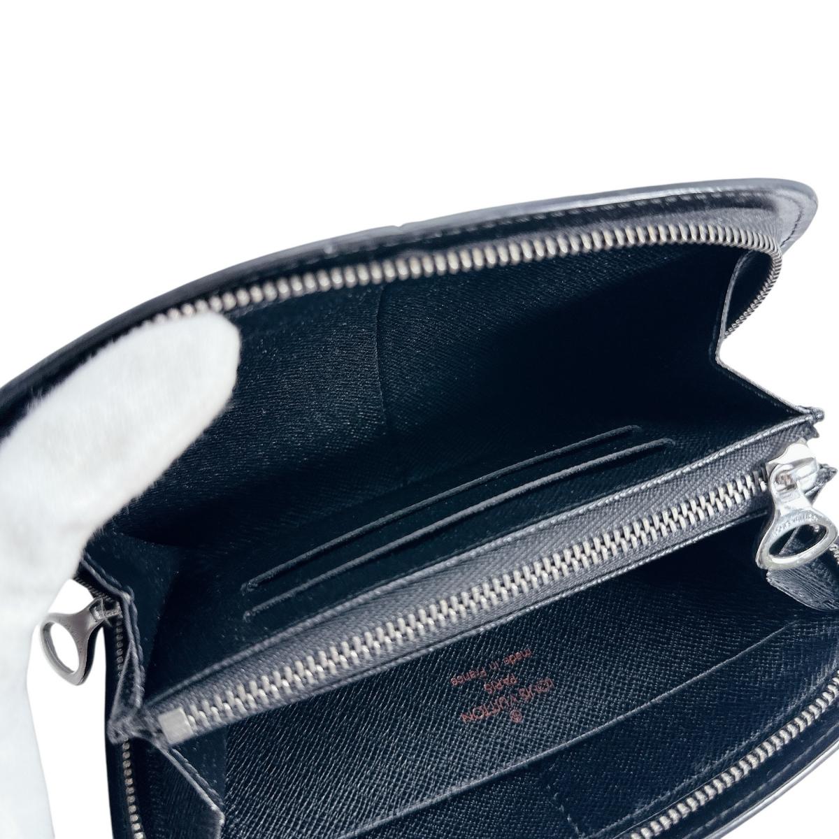 LOUIS VUITTON Long Wallet Purse M63442 Epi Leather black Epi Portefeuille Epi Z
