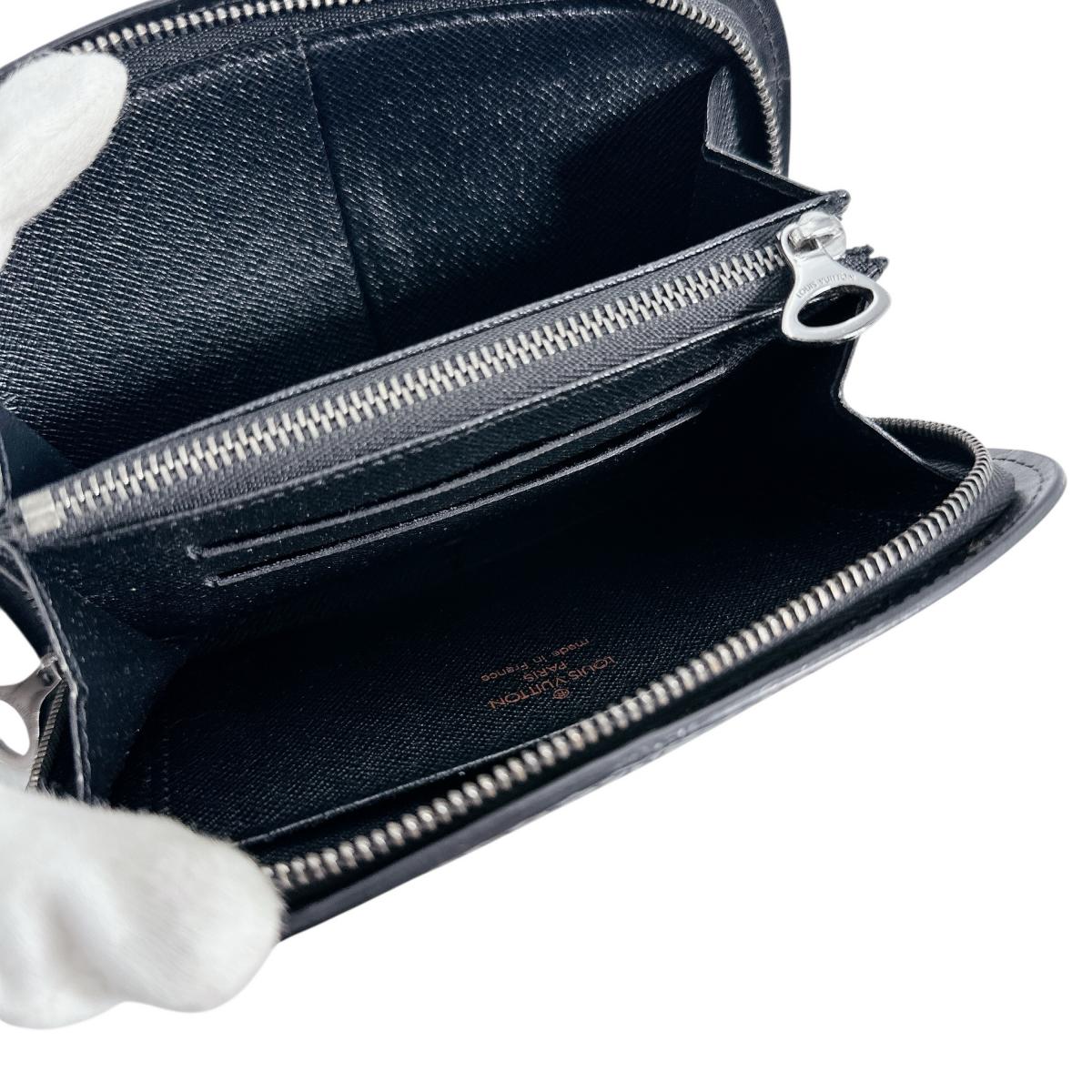 LOUIS VUITTON Long Wallet Purse M63442 Epi Leather black Epi Portefeuille Epi Z
