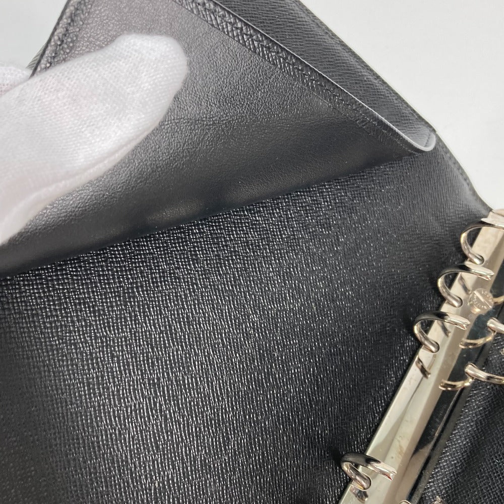 LOUIS VUITTON Notebook cover R20042 Epi Leather black Epi Agenda MM