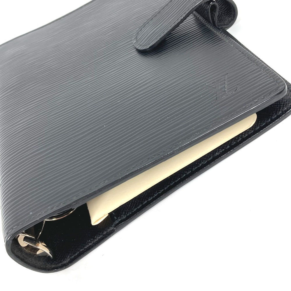 LOUIS VUITTON Notebook cover R20042 Epi Leather black Epi Agenda MM