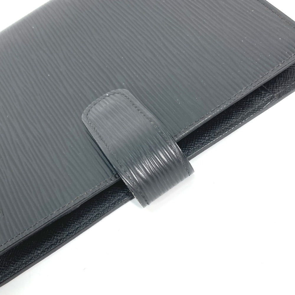 LOUIS VUITTON Notebook cover R20042 Epi Leather black Epi Agenda MM