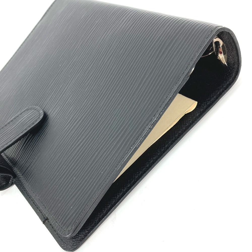 LOUIS VUITTON Notebook cover R20042 Epi Leather black Epi Agenda MM