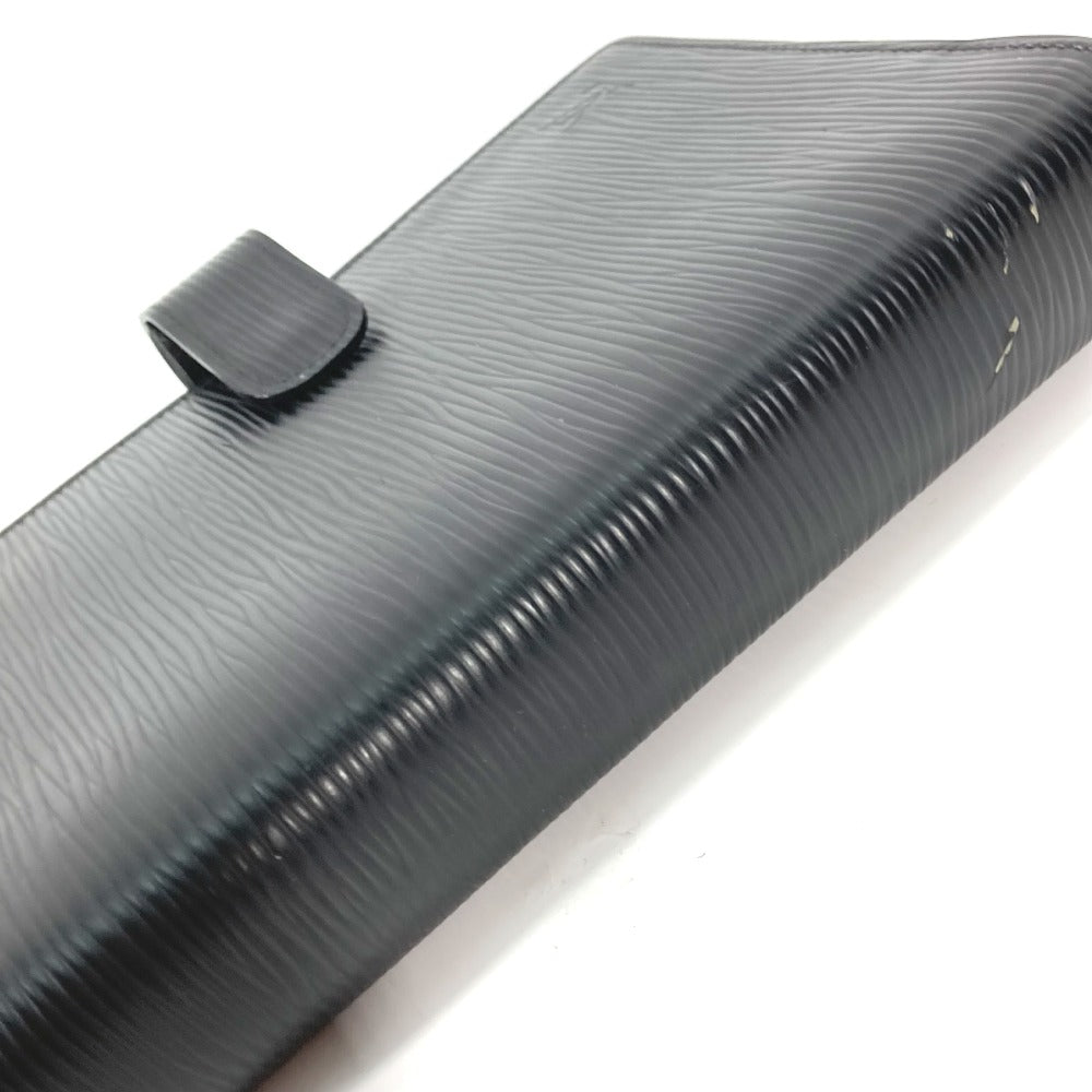 LOUIS VUITTON Notebook cover R20042 Epi Leather black Epi Agenda MM