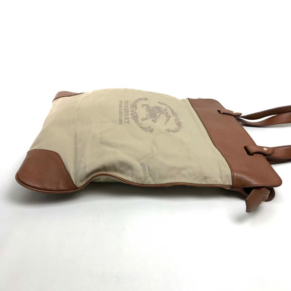 BURBERRY Tote Bag Canvas / leather beige Bag