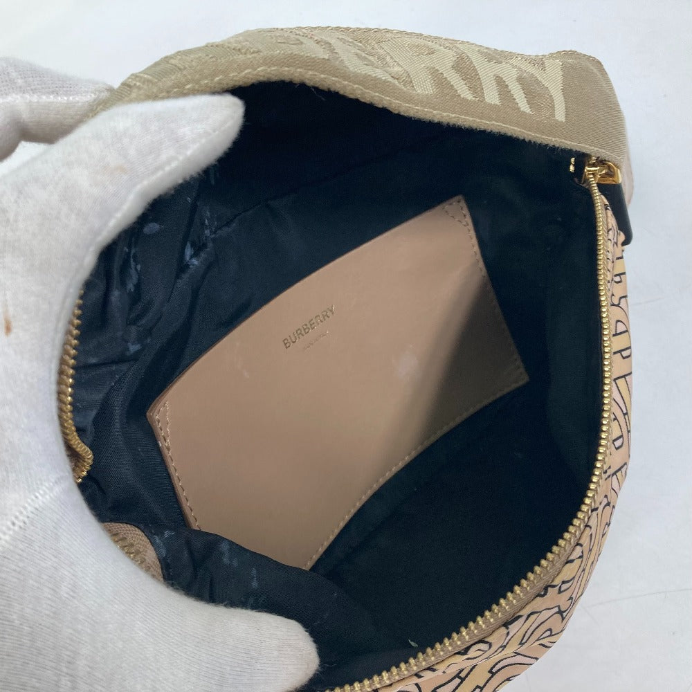 BURBERRY Sling bag Nylon beige TB monogram