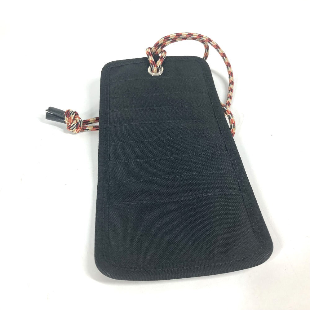 BURBERRY Pouch Nylon black Neck With Strap logo