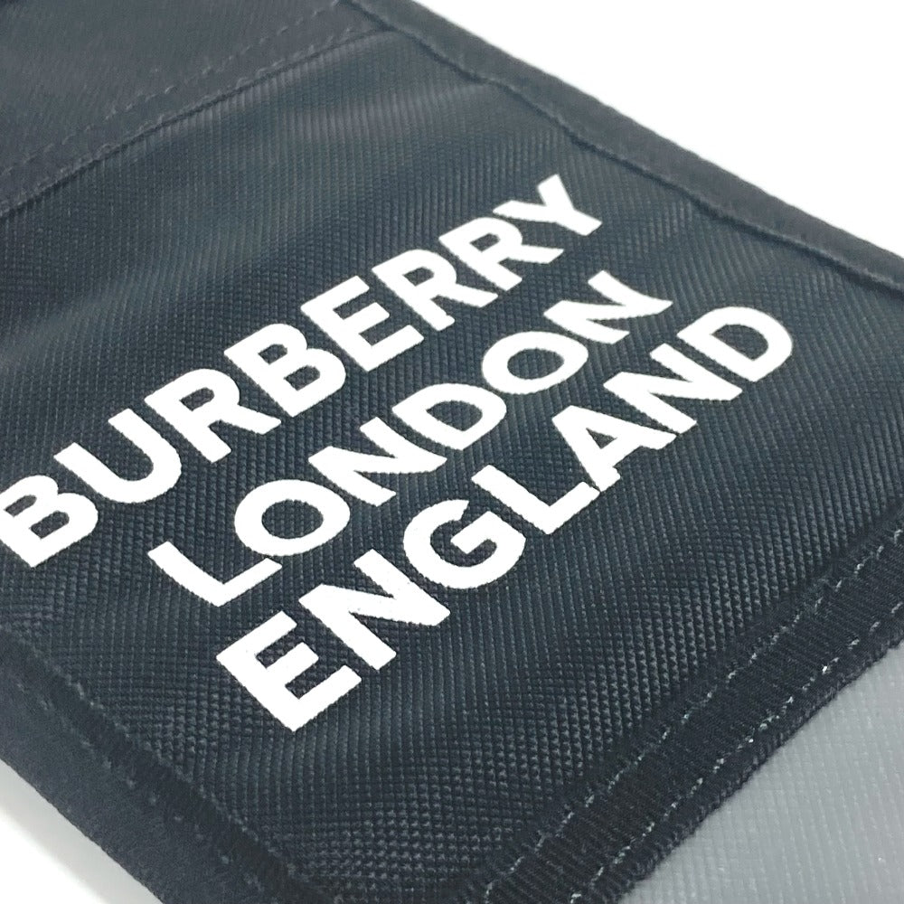 BURBERRY Pouch Nylon black Neck With Strap logo