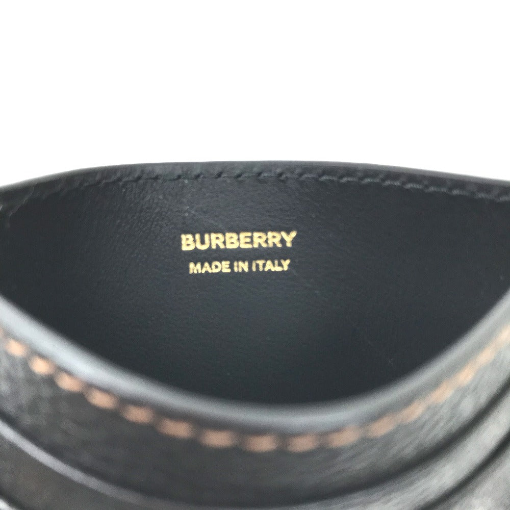 BURBERRY Card Case leather black TB