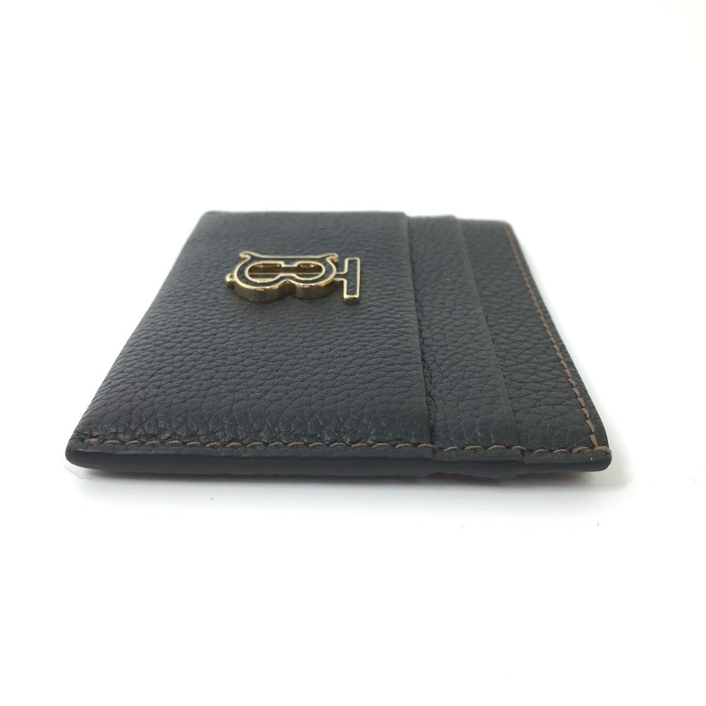 BURBERRY Card Case leather black TB