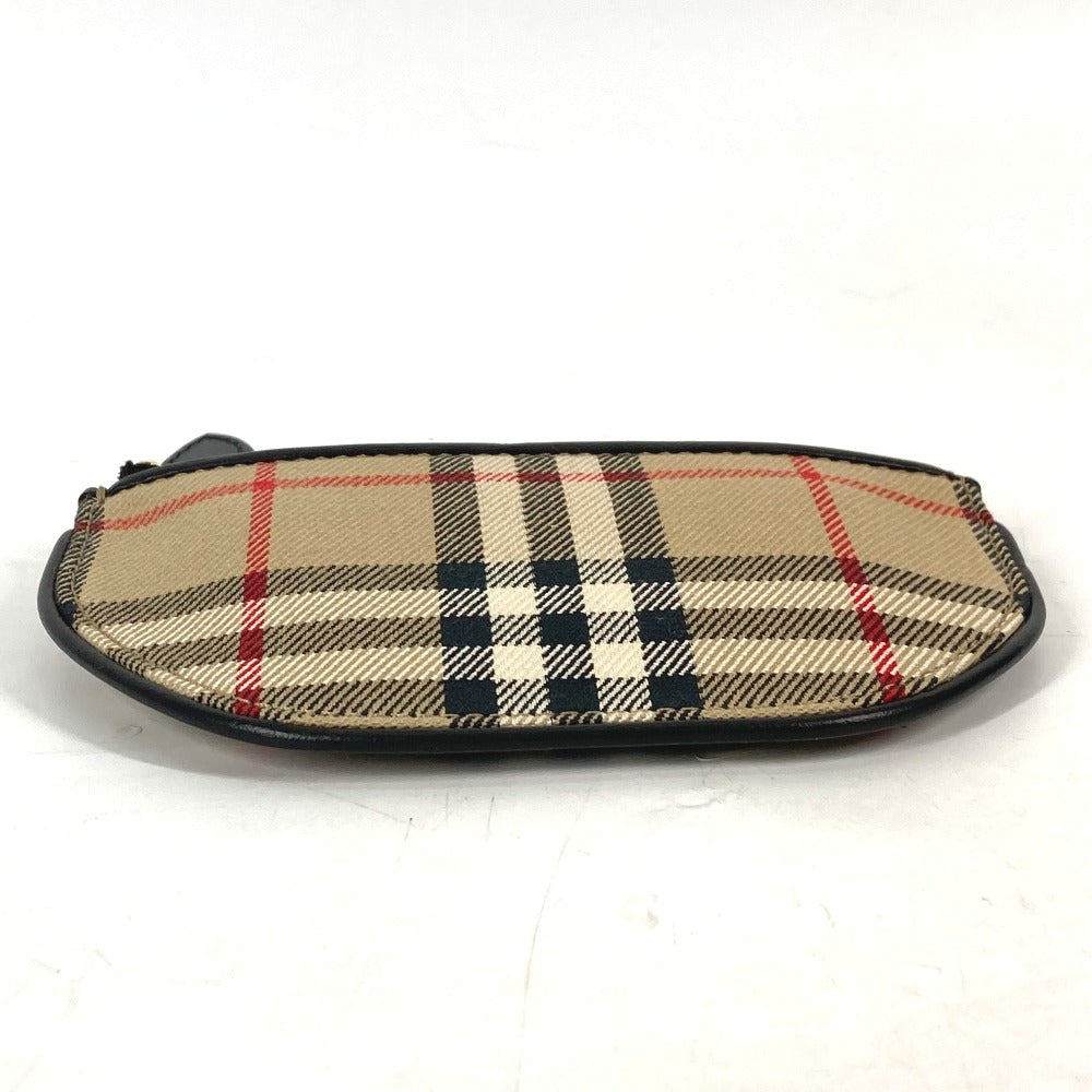 BURBERRY Coin case 8045031 Leather / canvas beige Coin Pocket Wallet Olympia