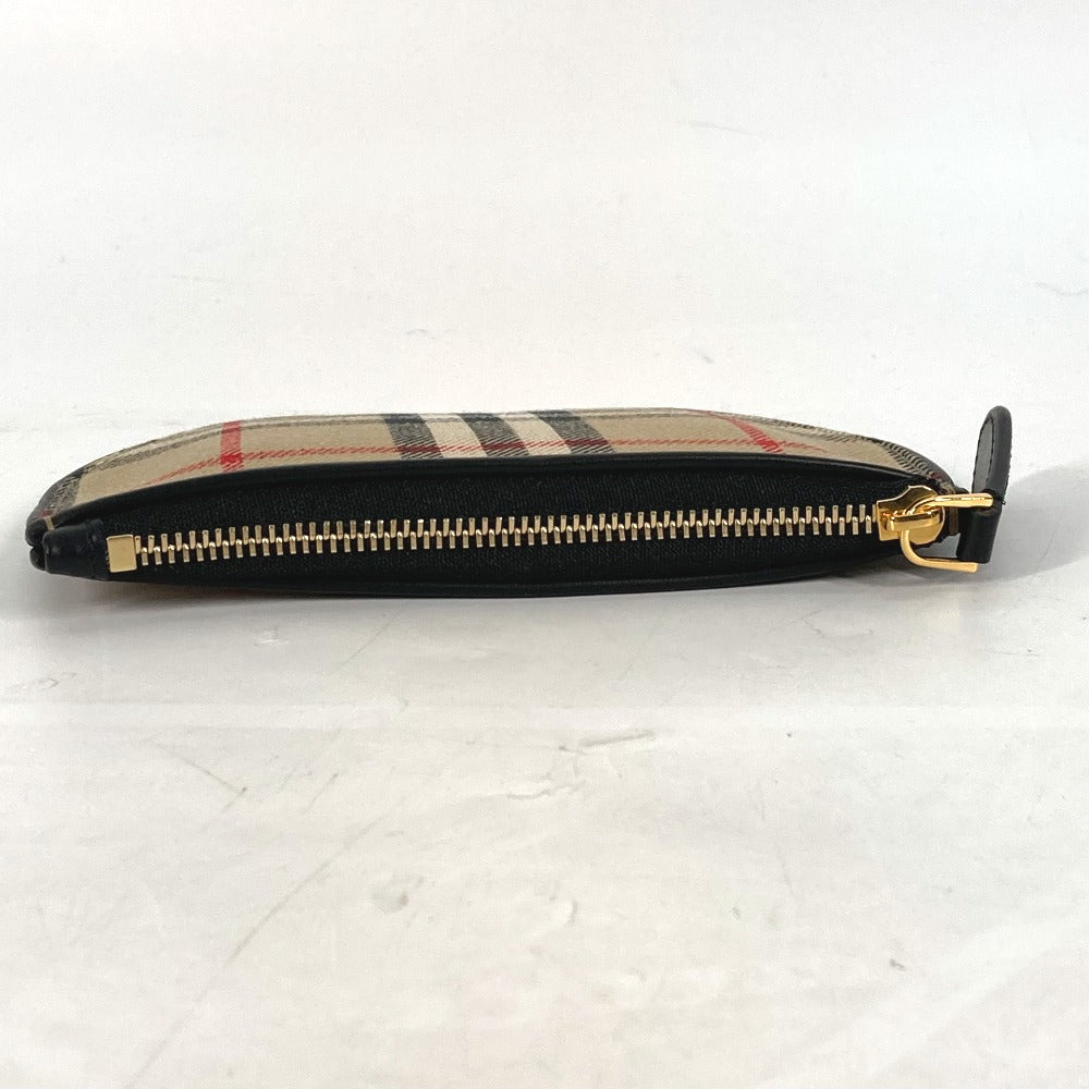 BURBERRY Coin case 8045031 Leather / canvas beige Coin Pocket Wallet Olympia