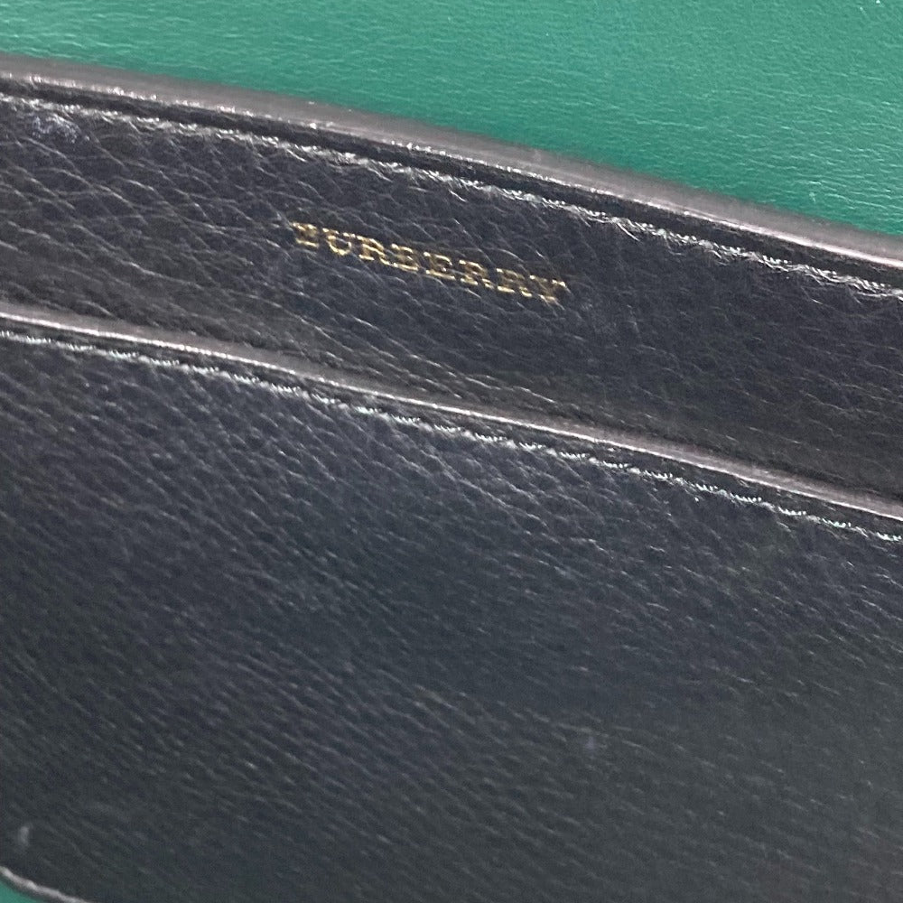BURBERRY Shoulder Bag 4076733 leather black handbag bag shoulder bag logo belt bag