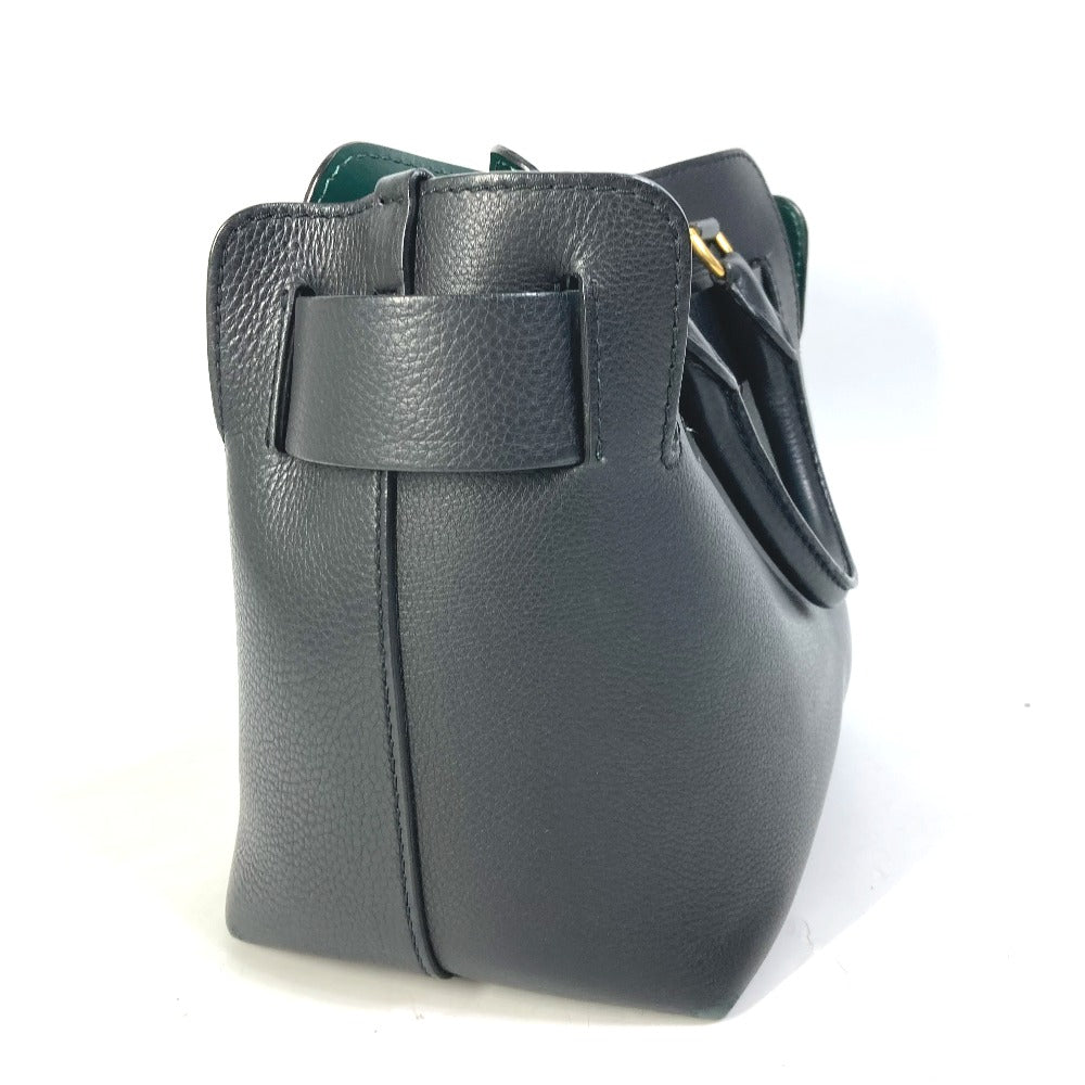 BURBERRY Shoulder Bag 4076733 leather black handbag bag shoulder bag logo belt bag