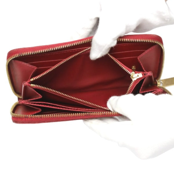 LOUIS VUITTON Long Wallet Purse M91981 Monogram Vernis Pomdamul Vernis Zippy wallet