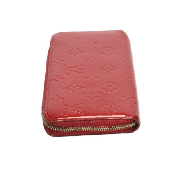 LOUIS VUITTON Long Wallet Purse M91981 Monogram Vernis Pomdamul Vernis Zippy wallet