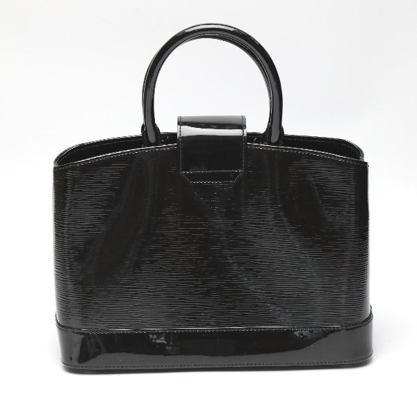 LOUIS VUITTON Handbag M4034N Epi Leather, Patent Leather Noir enamel Epi Electric Mirabeau GM Women Used Authentic