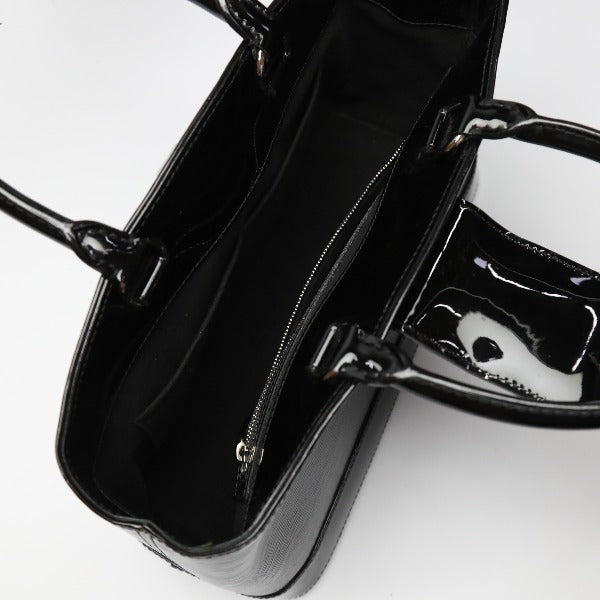LOUIS VUITTON Handbag M4034N Epi Leather, Patent Leather Noir enamel Epi Electric Mirabeau GM Women Used Authentic