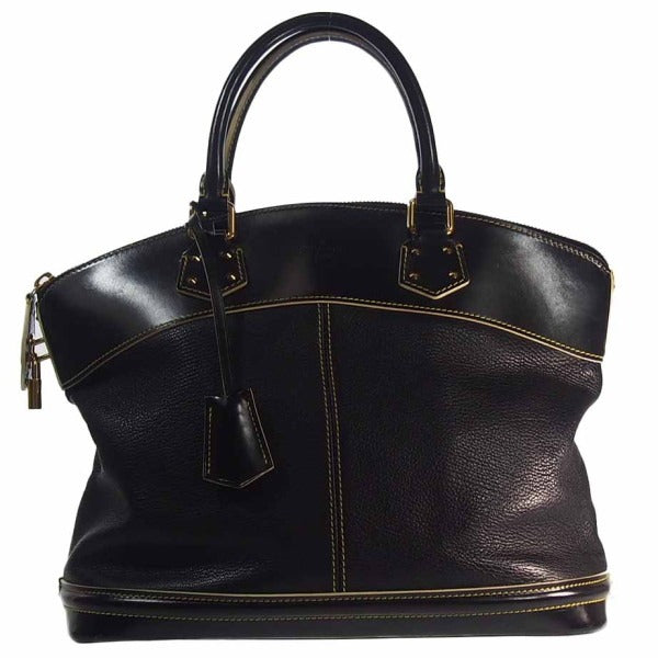 LOUIS VUITTON Handbag M91887 leather Noir LockitPM Suhari Tote Bag Women(Unisex) Used Authentic