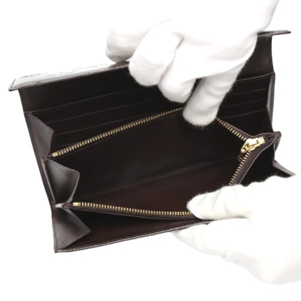 LOUIS VUITTON Long Wallet Purse M93524 Monogram Vernis Amarrant Vernis Portefeuille Sarah