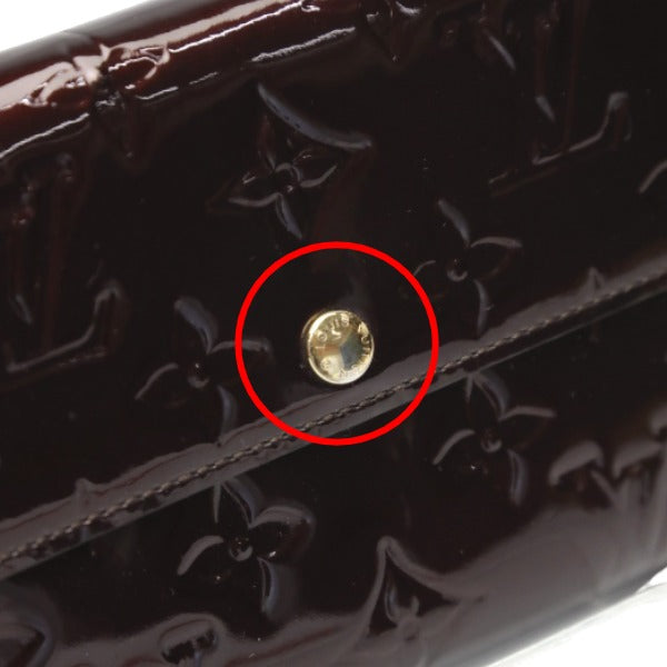 LOUIS VUITTON Long Wallet Purse M93524 Monogram Vernis Amarrant Vernis Portefeuille Sarah