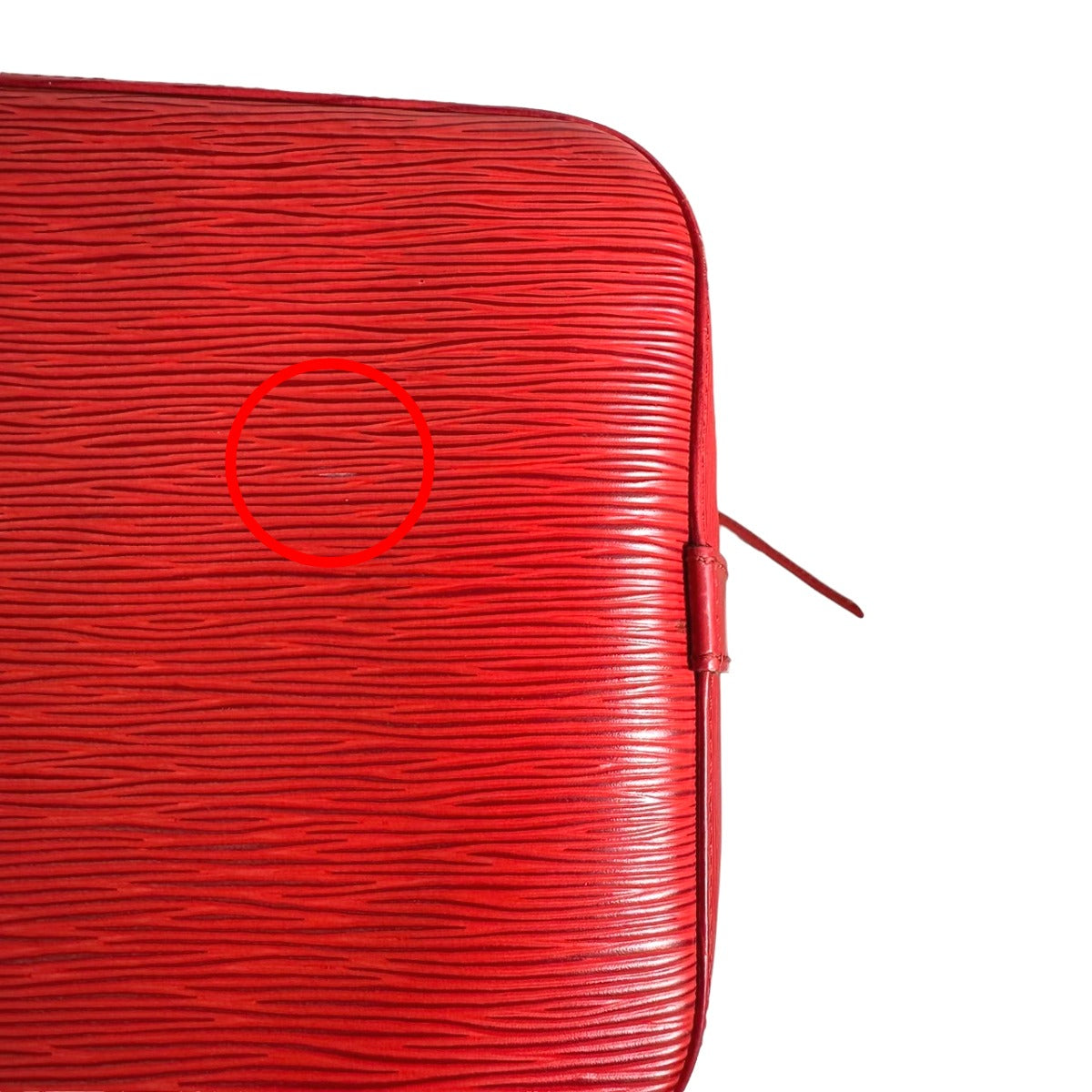 LOUIS VUITTON Shoulder Bag M44107 Epi Leather Castarian red Petit Noe Epi Drawstring type Women Used Authentic