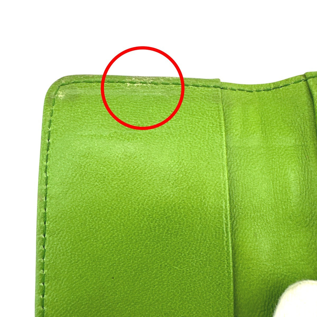 CHANEL Key case Key holder leather green 6-key case Key holder Icon line