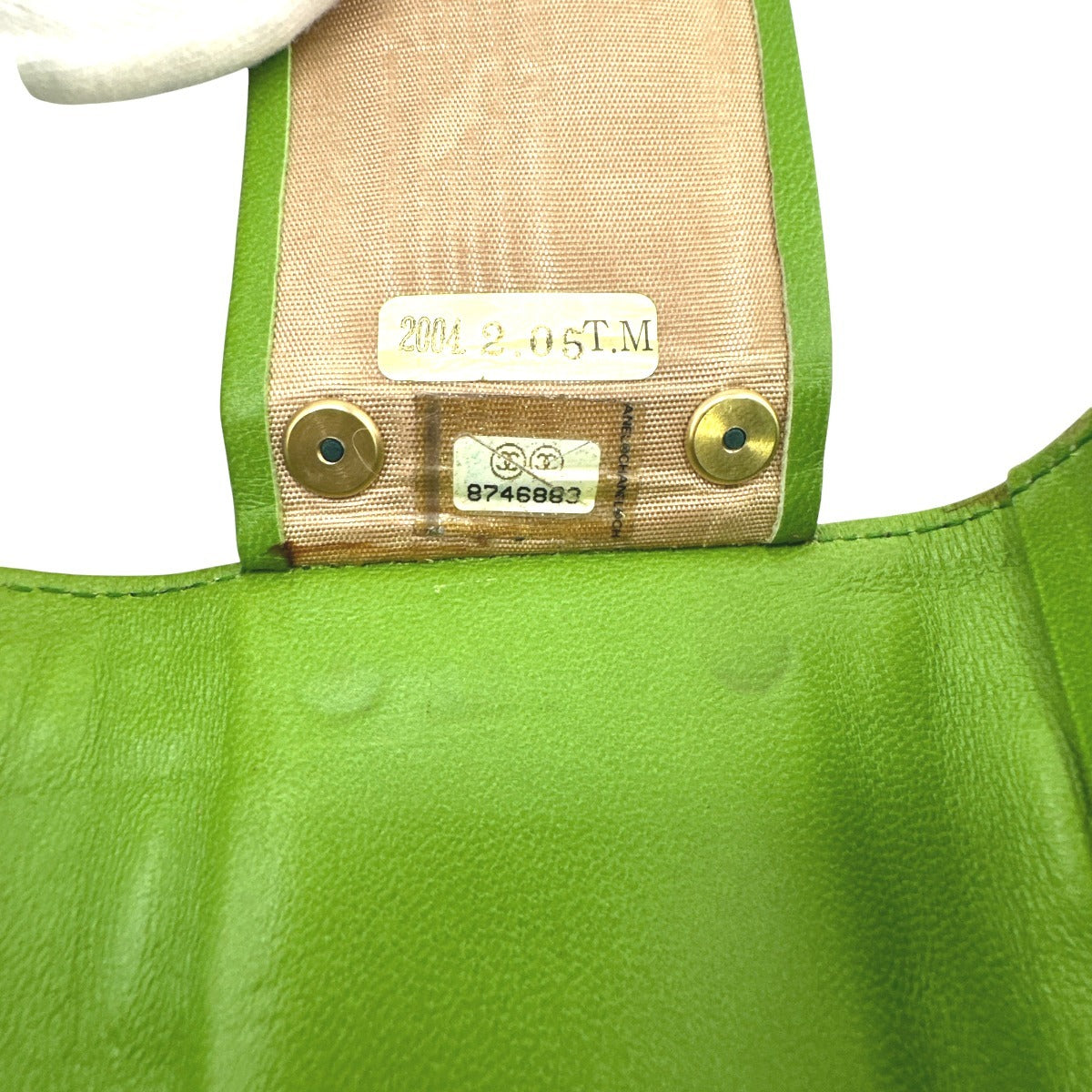 CHANEL Key case Key holder leather green 6-key case Key holder Icon line