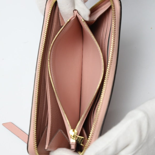 LOUIS VUITTON Long Wallet Purse M64090 Monogram Ann Platt Rose poodle Zippy wallet Ann Platt Zip Around Women Used Authentic