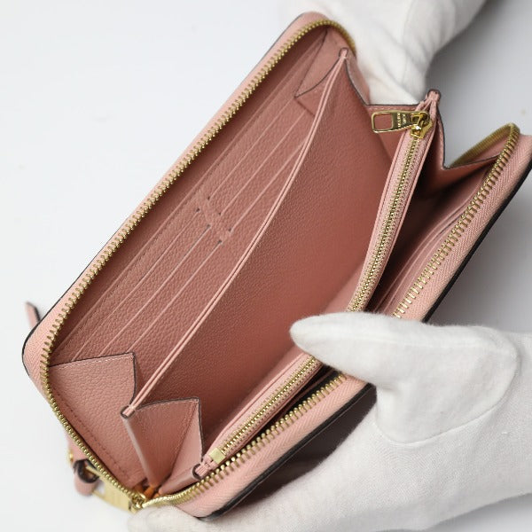 LOUIS VUITTON Long Wallet Purse M64090 Monogram Ann Platt Rose poodle Zippy wallet Ann Platt Zip Around Women Used Authentic