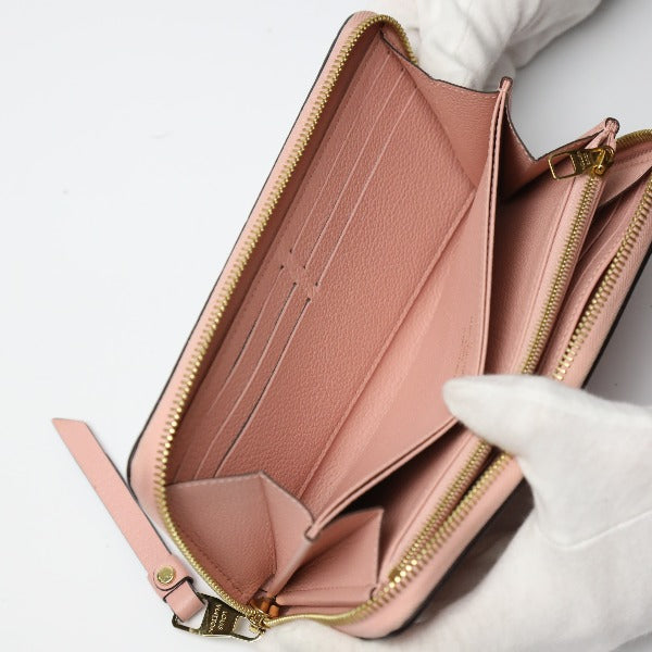 LOUIS VUITTON Long Wallet Purse M64090 Monogram Ann Platt Rose poodle Zippy wallet Ann Platt Zip Around Women Used Authentic