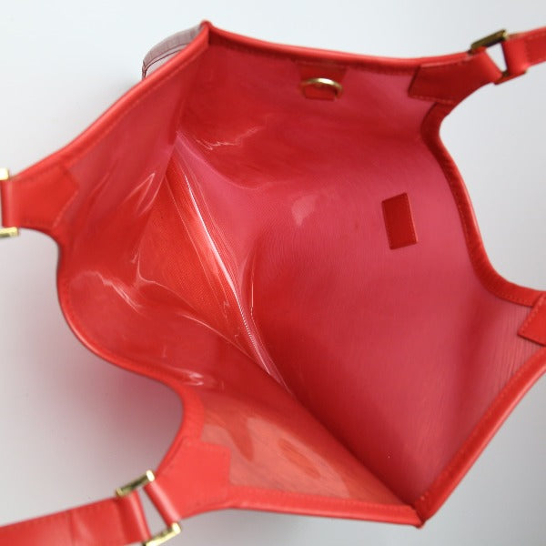 LOUIS VUITTON Tote Bag M92152 Epi Leather grenadine (red) Epiplage (Plastics) Handbag