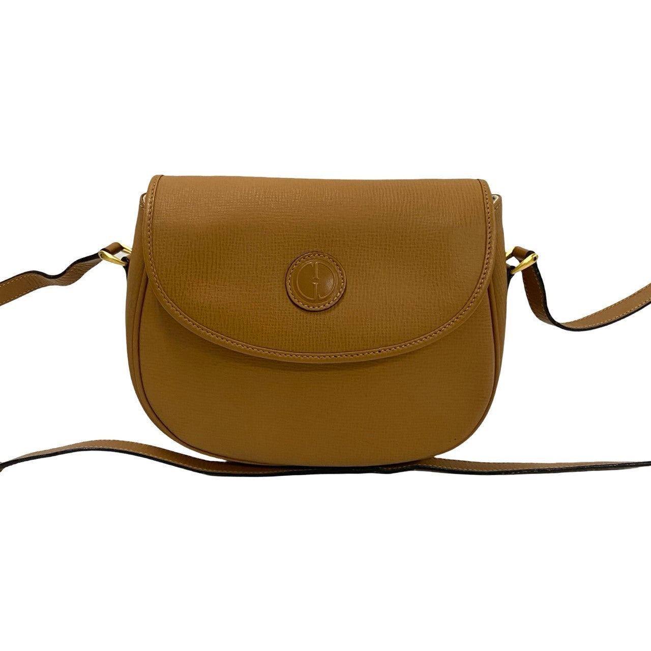 GUCCI Shoulder Bag leather Brown