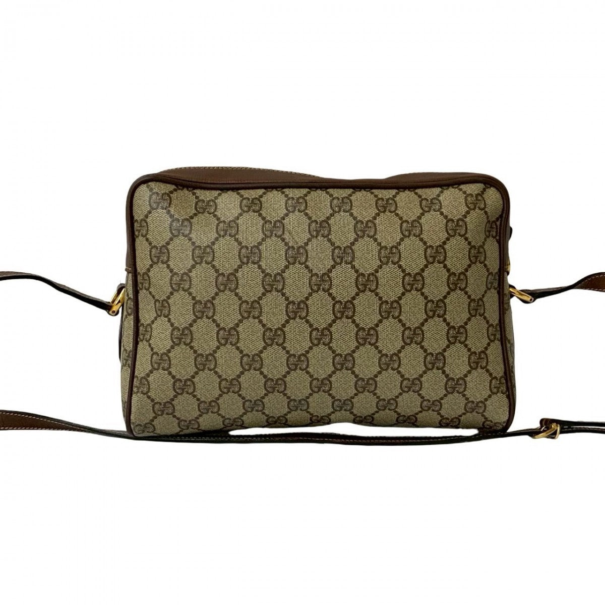 GUCCI Shoulder Bag leather Brown Sherry line