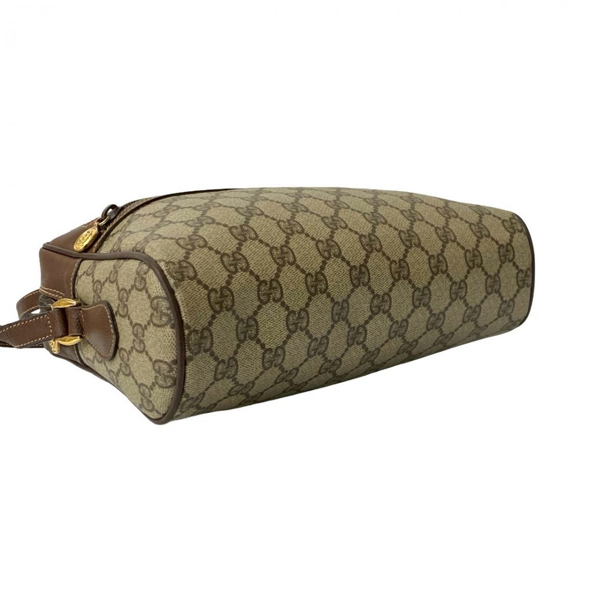 GUCCI Shoulder Bag leather Brown Sherry line