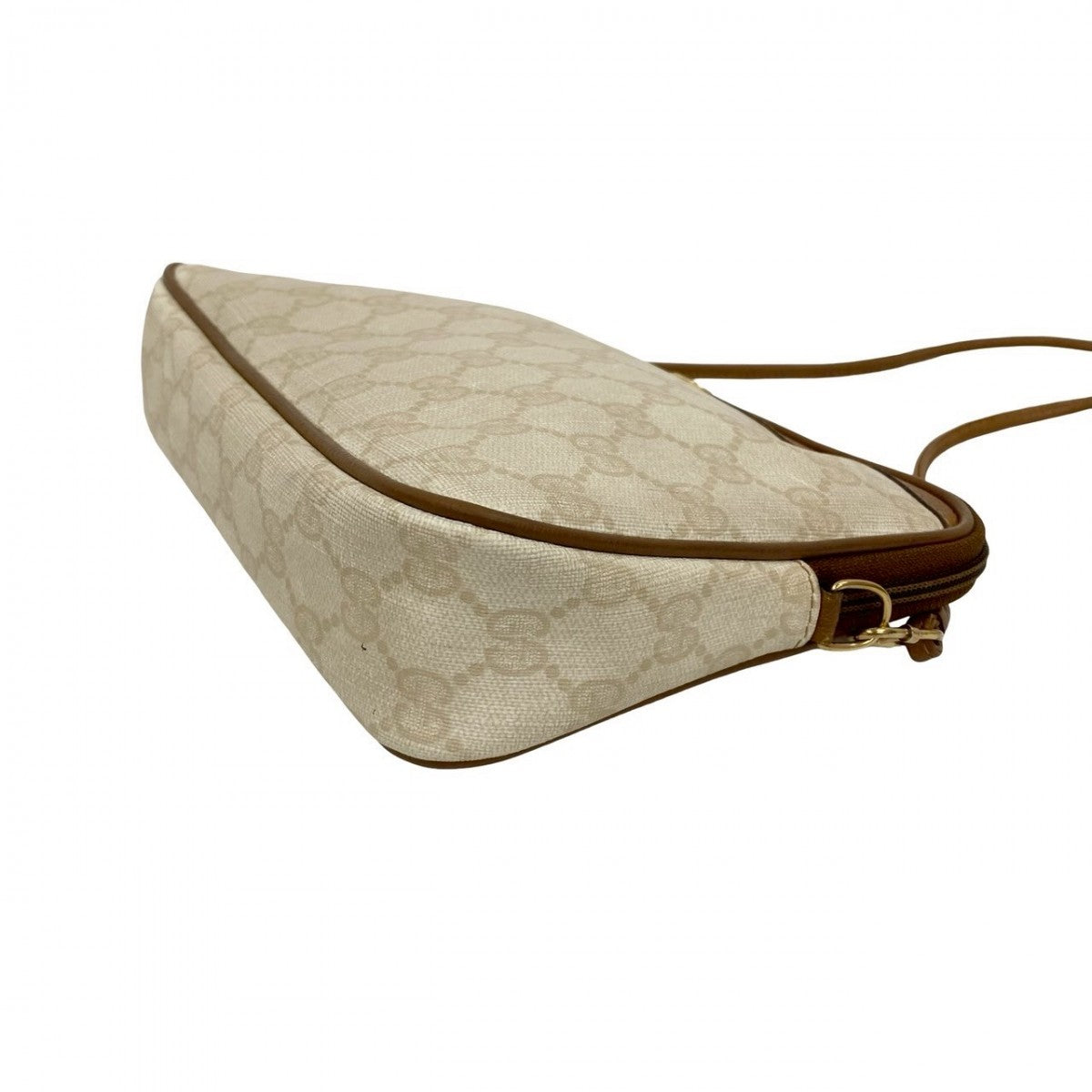 GUCCI Shoulder Bag leather white